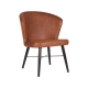 LABEL51 Fauteuil Wave - Cognac - MicrofiberLABEL51