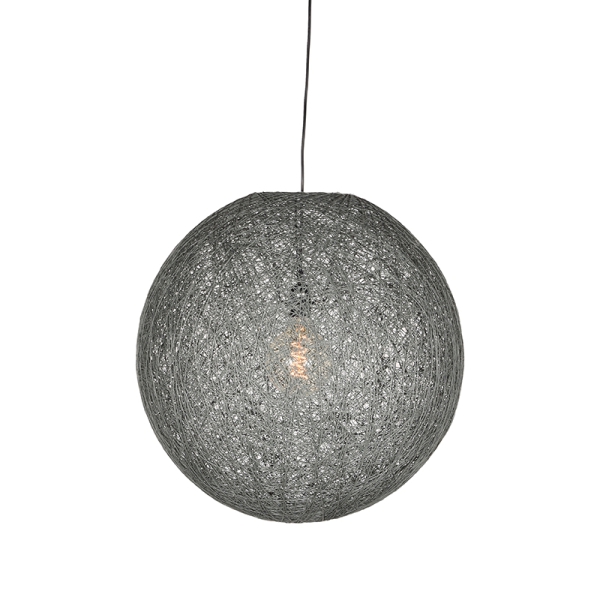 LABEL51 Hanglampen Twist - Grijs - Vlas - LLABEL51