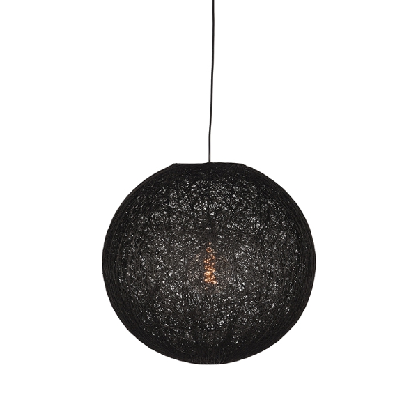 LABEL51 Hanglampen Twist - Zwart - Vlas - MLABEL51