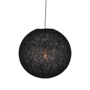 LABEL51 Hanglamp Twist - Zwart - Vlas - LLABEL51