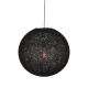 LABEL51 Hanglampen Twist - Zwart - Vlas - LLABEL51