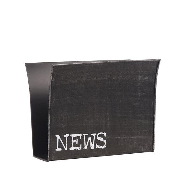 LABEL51 Wandplanken en opbergers Magazinehouder - Zwart - MetaalLABEL51