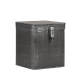 LABEL51 Opbergdozen en manden Opbergkist - Antiek grijs - Metaal - XL 18x19x21 cmLABEL51