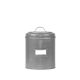 LABEL51 Opbergdozen en manden Opbergblik - Antiek grijs - Metaal - M - 14x14x20 cmLABEL51