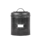 LABEL51 Opbergdozen en manden Opbergblik - Zwart - Metaal - XL - 20x20x25 cmLABEL51