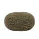 LABEL51 Poef Knitted - Army green - Katoen - LLABEL51