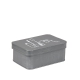 LABEL51 Opbergdozen en manden Make-Up opbergkist - Grijs - MetaalLABEL51