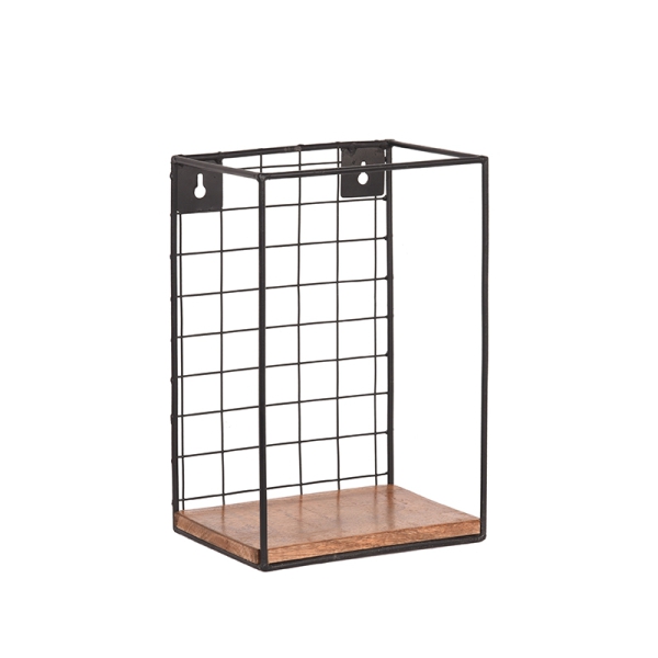 LABEL51 Wandplanken en opbergers Firm - Rough - Mangohout - LLABEL51