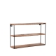 LABEL51 Wandplanken en opbergers Vintage Wandplank - Rough - Mangohout - LLABEL51