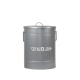 LABEL51 Opbergdozen en manden Wasmand - Grijs - Metaal - MLABEL51