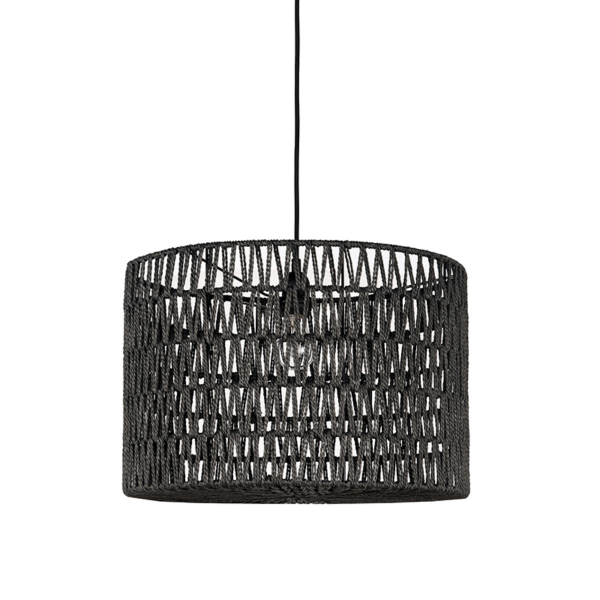 LABEL51 Hanglamp Stripe - Zwart - KatoenLABEL51