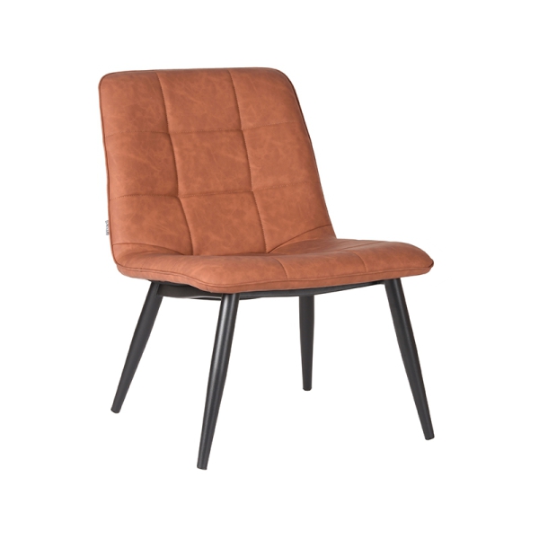 LABEL51 Fauteuil James - Cognac - PU-LederLABEL51