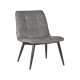 LABEL51 Fauteuil James - Grijs - PU-LederLABEL51