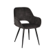 LABEL51 Eetkamerstoelen Fer - Antraciet - VeloursLABEL51