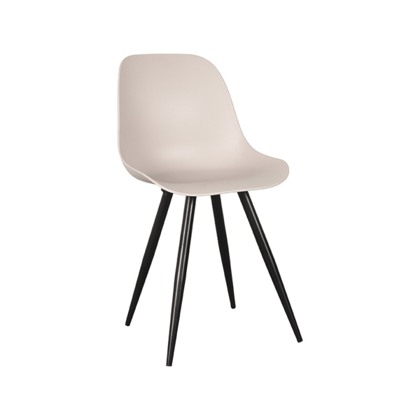 LABEL51 Eetkamerstoelen Monza - Zand - KunststofLABEL51