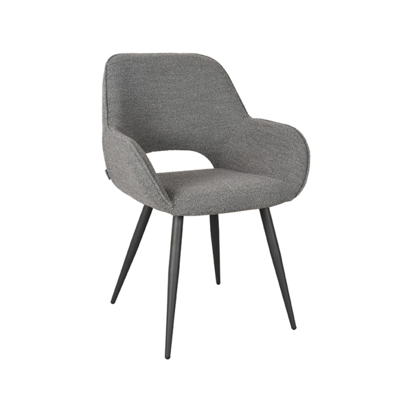 LABEL51 Eetkamerstoelen Fer - Grijs - BoucleLABEL51