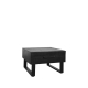 LABEL51 Salontafels Santos - Zwart - Mangohout - 70 cmLABEL51