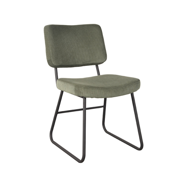 LABEL51 Eetkamerstoelen Noah - Forest - RibcordLABEL51