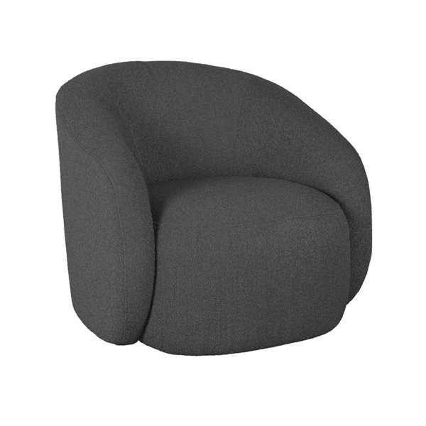 LABEL51 Fauteuil Alby - Antraciet - BoucleLABEL51