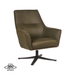 LABEL51 Fauteuil Tod - Army green - MicrofiberLABEL51