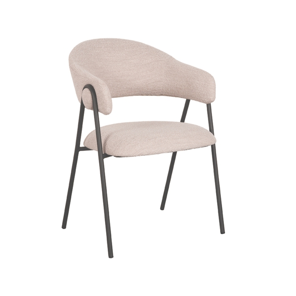 LABEL51 Eetkamerstoelen Lowen - Naturel - BoucleLABEL51