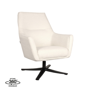 LABEL51 Fauteuil Tod - Ivory - BoucleLABEL51