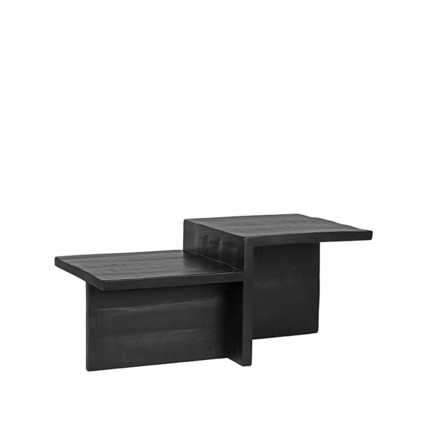 LABEL51 Salontafels Skip - Zwart - Mangohout - 90 cmLABEL51