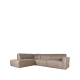 LABEL51 Hoekbanken Kay - Taupe - Microfiber - LinksLABEL51