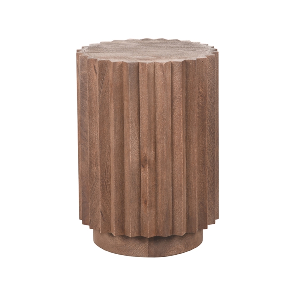 LABEL51 Bijzettafels Novan - Espresso - Mangohout - 35 cmLABEL51