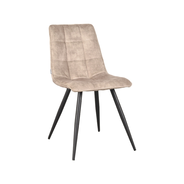 LABEL51 Eetkamerstoelen Jelt - Zand - VeloursLABEL51