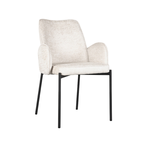 LABEL51 Eetkamerstoelen Joni - Crème - EleganceLABEL51