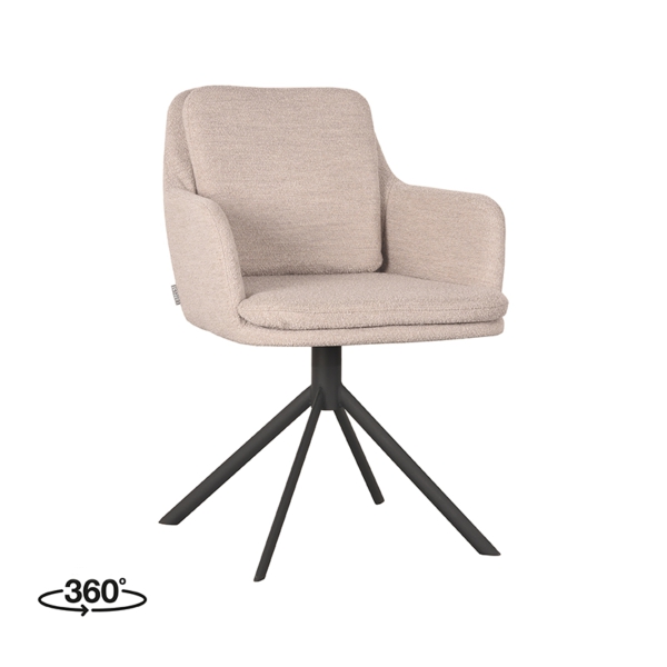 LABEL51 Eetkamerstoelen Joy - Naturel - BoucleLABEL51