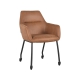 LABEL51 Eetkamerstoelen Lenny - Cognac - MicrofiberLABEL51