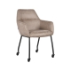 LABEL51 Eetkamerstoelen Lenny - Taupe - MicrofiberLABEL51