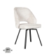 LABEL51 Eetkamerstoelen Lewis - Crème - FluweelLABEL51