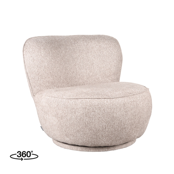 LABEL51 Fauteuil Bunny - Taupe - BoucleLABEL51