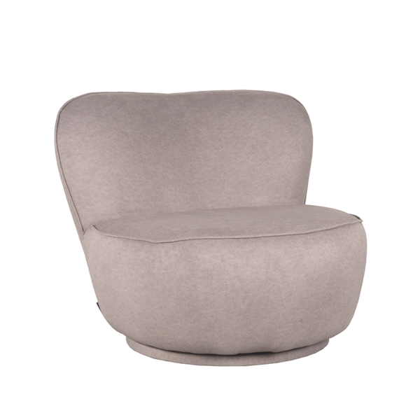 LABEL51 Fauteuil Bunny - Taupe - MicrofiberLABEL51