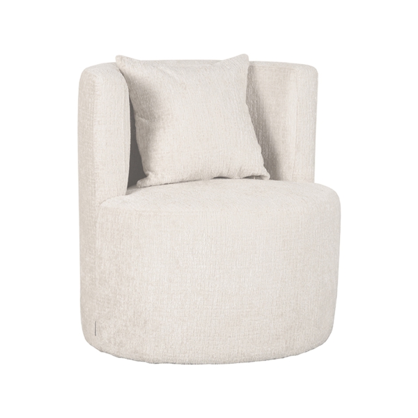 LABEL51 Fauteuil Evy - Naturel - FluweelLABEL51