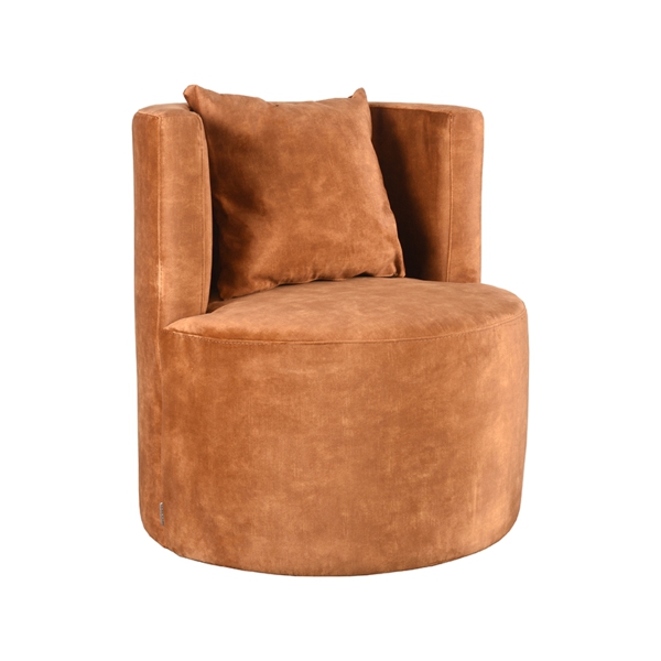 LABEL51 Fauteuils Evy - Oker - Velours - 65 cmLABEL51