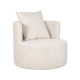 LABEL51 Fauteuil Evy - Naturel - Fluweel - 90 cmLABEL51