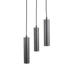 LABEL51 Hanglamp Ferroli - Zwart - Metaal - 3-lichtsLABEL51
