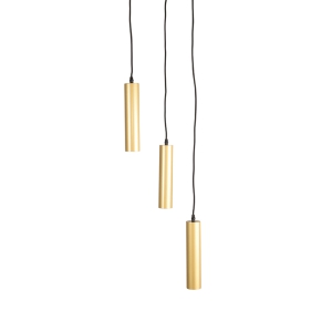 LABEL51 Hanglamp Ferroli - Antiek goud - Metaal - 3-lichtsLABEL51