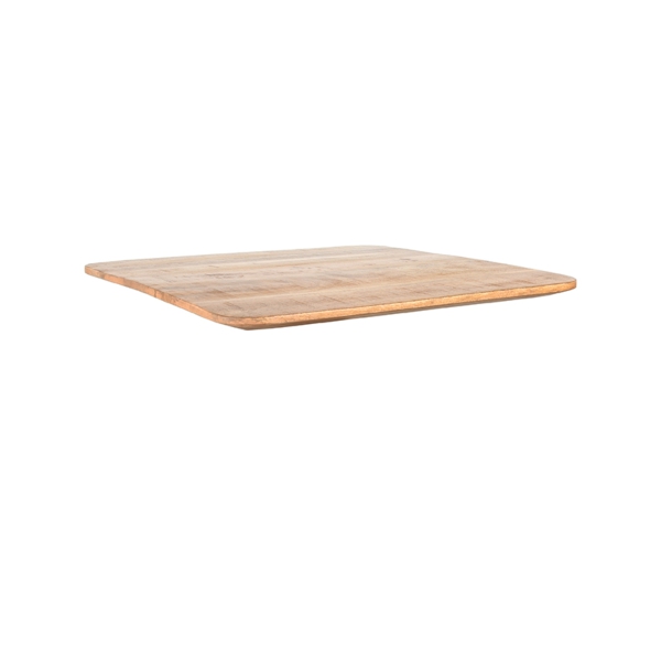 LABEL51 Eetkamertafels Tafelblad Sloppy Edge - Rough - Mangohout - 70 cm SloppyLABEL51