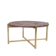 LABEL51 Salontafels Dox - Espresso - Mangohout - 70 cm - GoudLABEL51