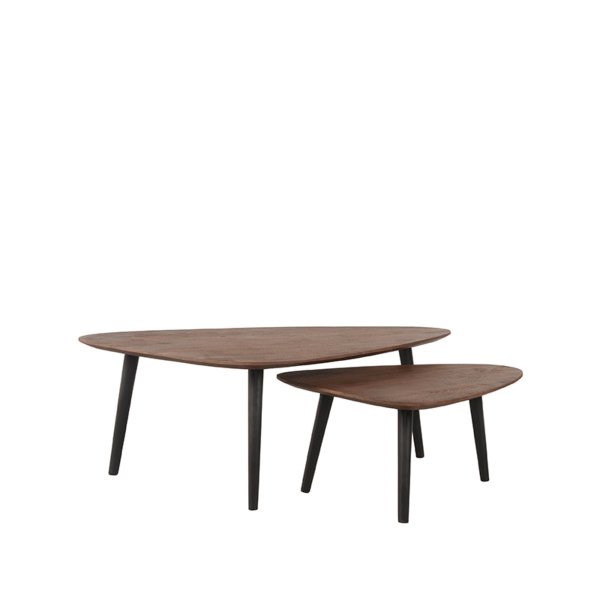 LABEL51 Salontafels Rock - Espresso - MangohoutLABEL51