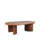 LABEL51 Salontafels Vito - Espresso - Mangohout - 110 cmLABEL51