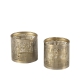 LABEL51 Woondecoratie Kaarsenhouders - Antiek goud - Metaal - MLABEL51