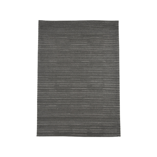 LABEL51 Vloerkleden Luxy - Antraciet - Wol - 160x230 cmLABEL51