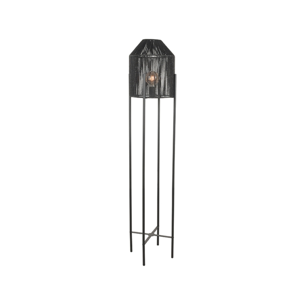LABEL51 Vloerlampen Ibiza - Zwart - JuteLABEL51