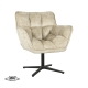 LABEL51 Fauteuil Ian - Beige - FluweelLABEL51